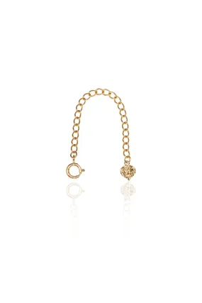 14K Solid Yellow Gold 2.5 Inch Extension