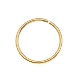 22K Gold Plated Open Jump Rings 10mm 18 Gauge (50 pcs)