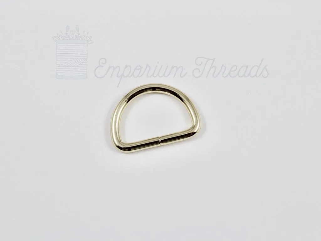 3/4" D Rings | Pack of 5