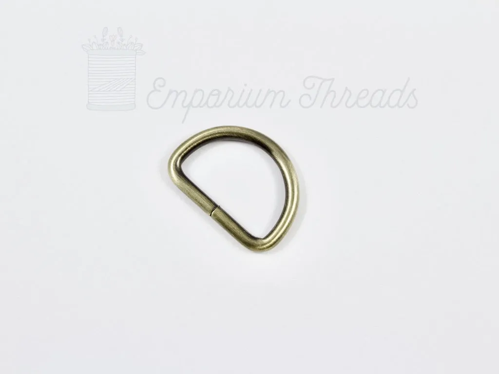 3/4" D Rings | Pack of 5