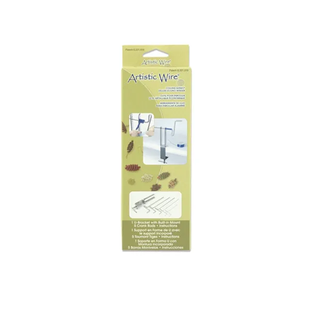 Artistic Wire, Wire Coiling Gizmo Deluxe Econo Winder, Includes Table Mount