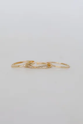 Aurora Gold Ring Set