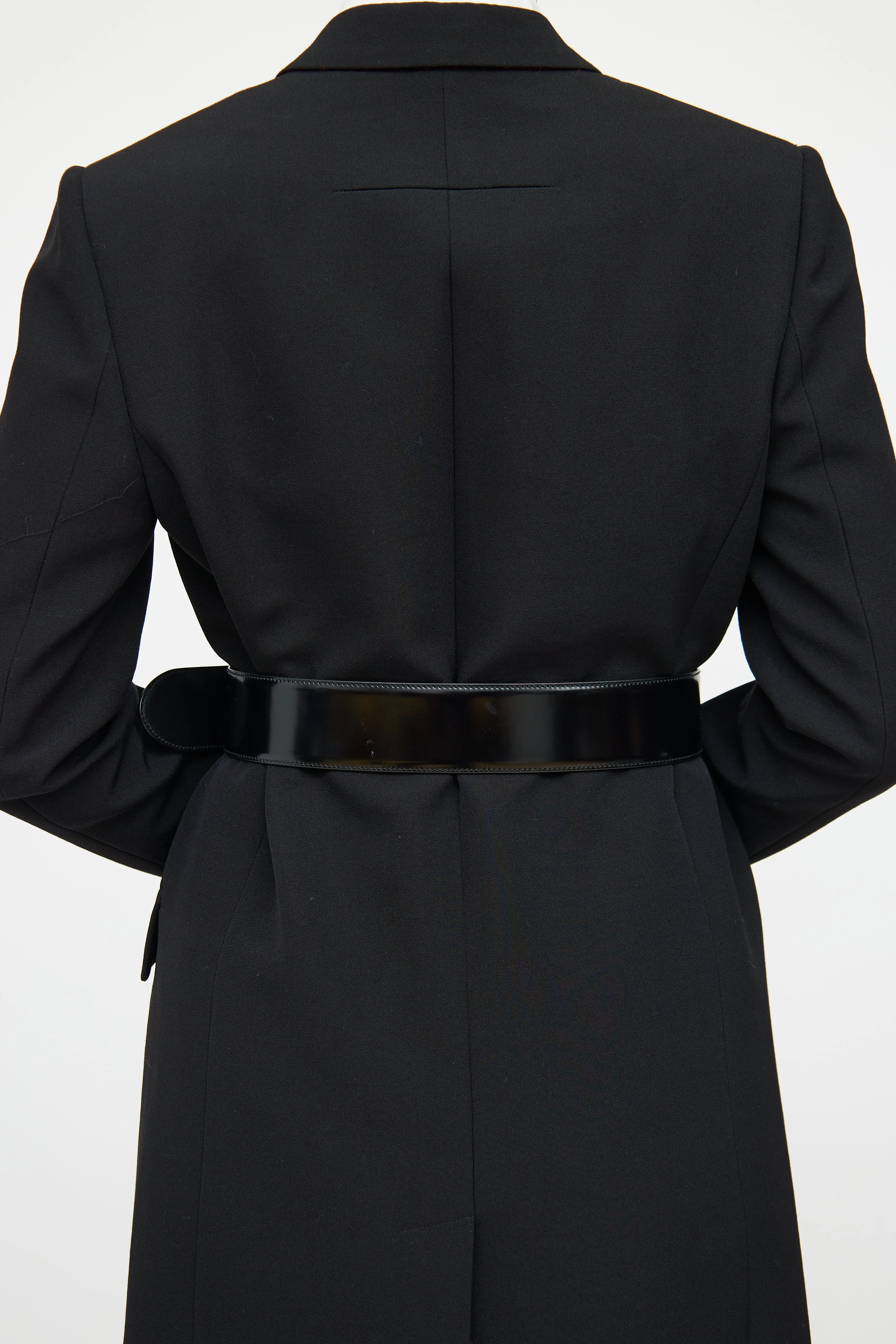 Black & Brown Patent Leather Belt
