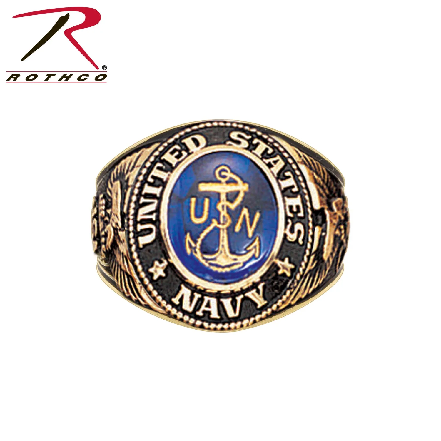 Deluxe Brass Engraved Ring
