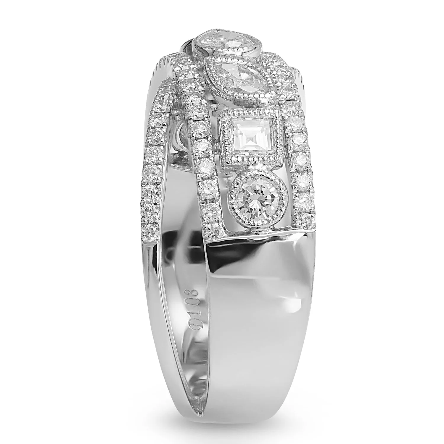 Diamond Multi-band Ring