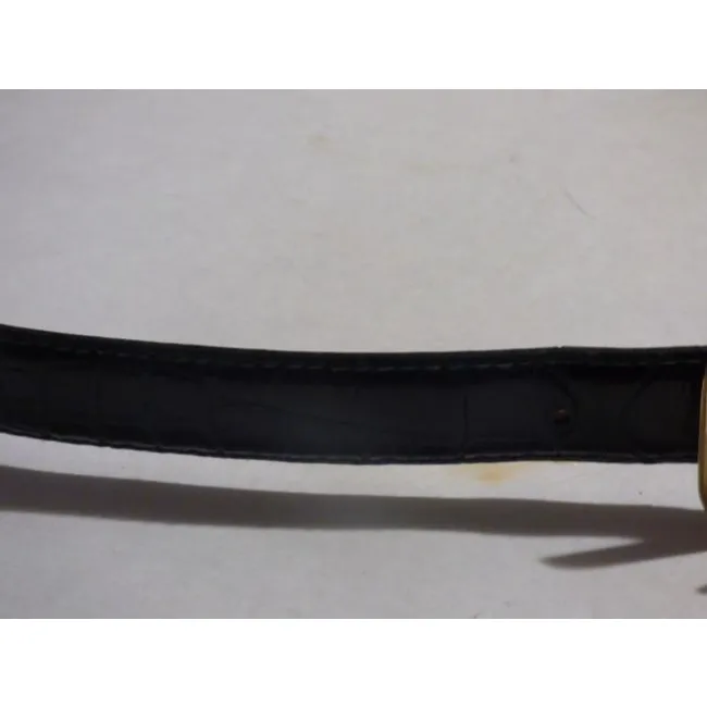 Doncaster Spruce Crocodile Leather With Gold Buckle With Chains Vintage Beltdesigner Belt