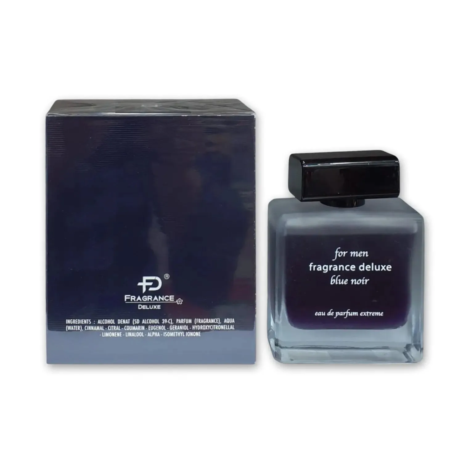 Fragrance Deluxe Blue Noir Eau de Parfum Extreme for Men, 100ml