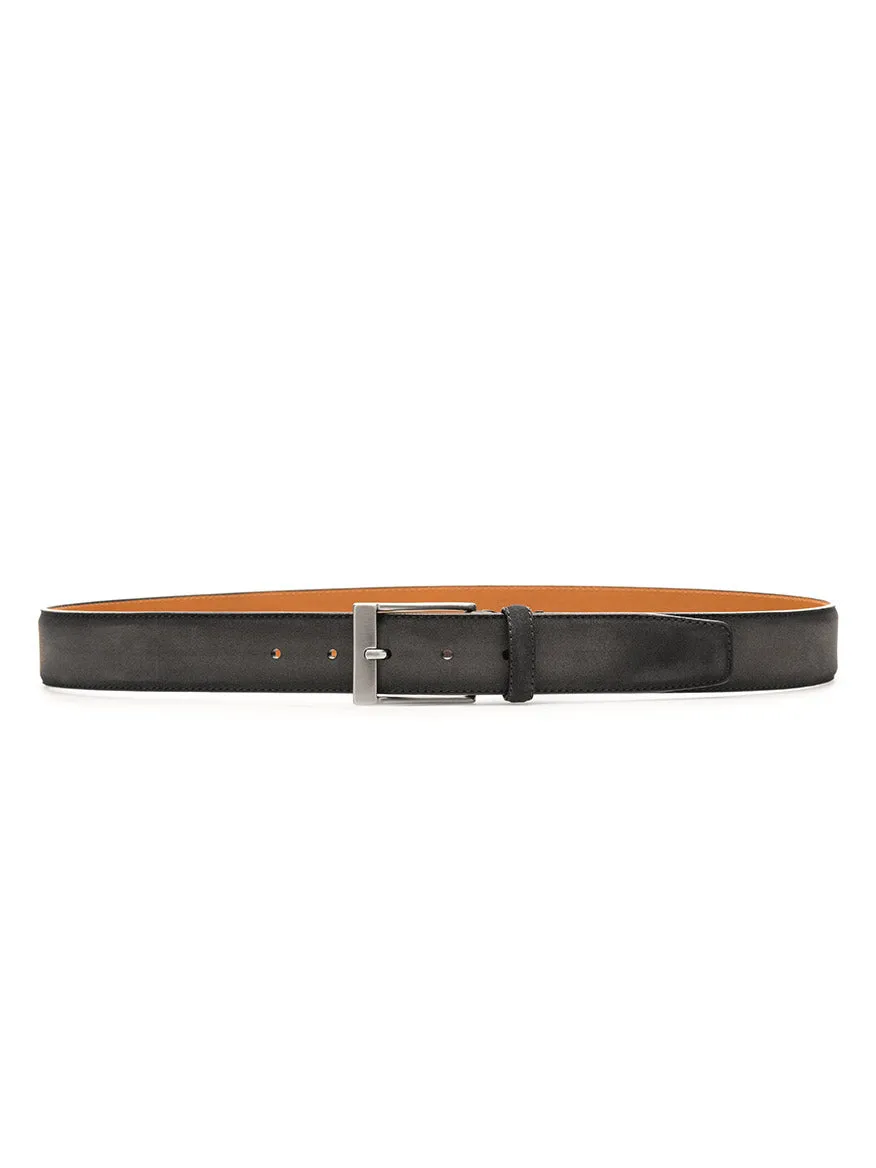 Magnanni Telante Belt in Grey Suede