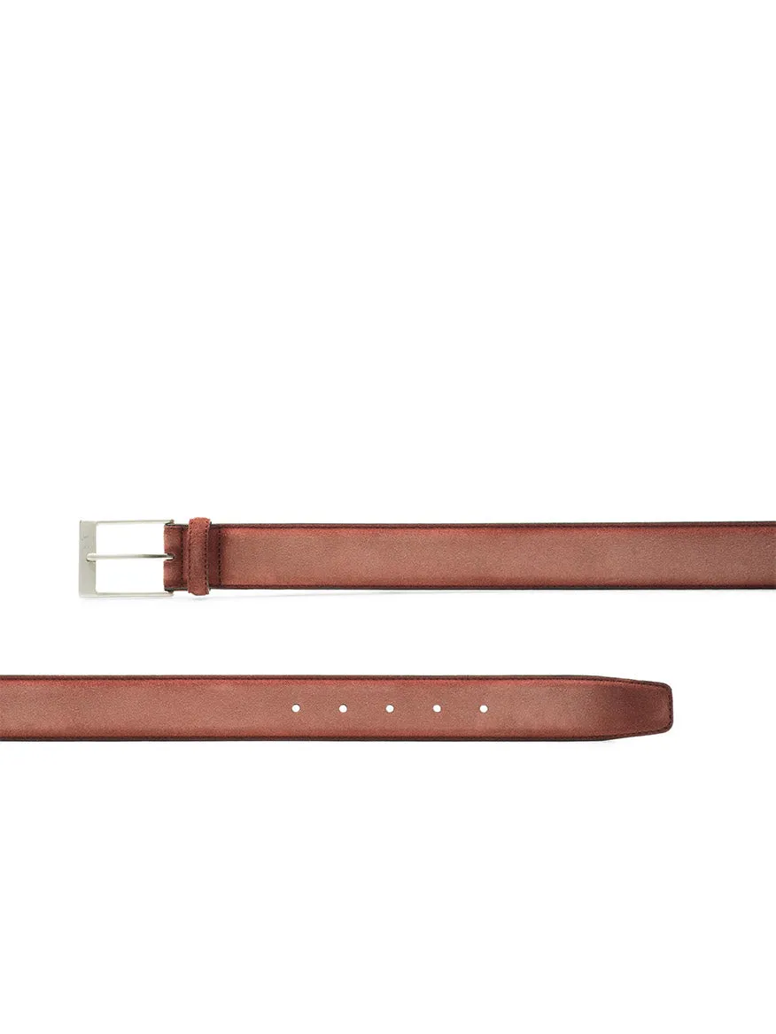 Magnanni Telante Belt in Rosado Suede