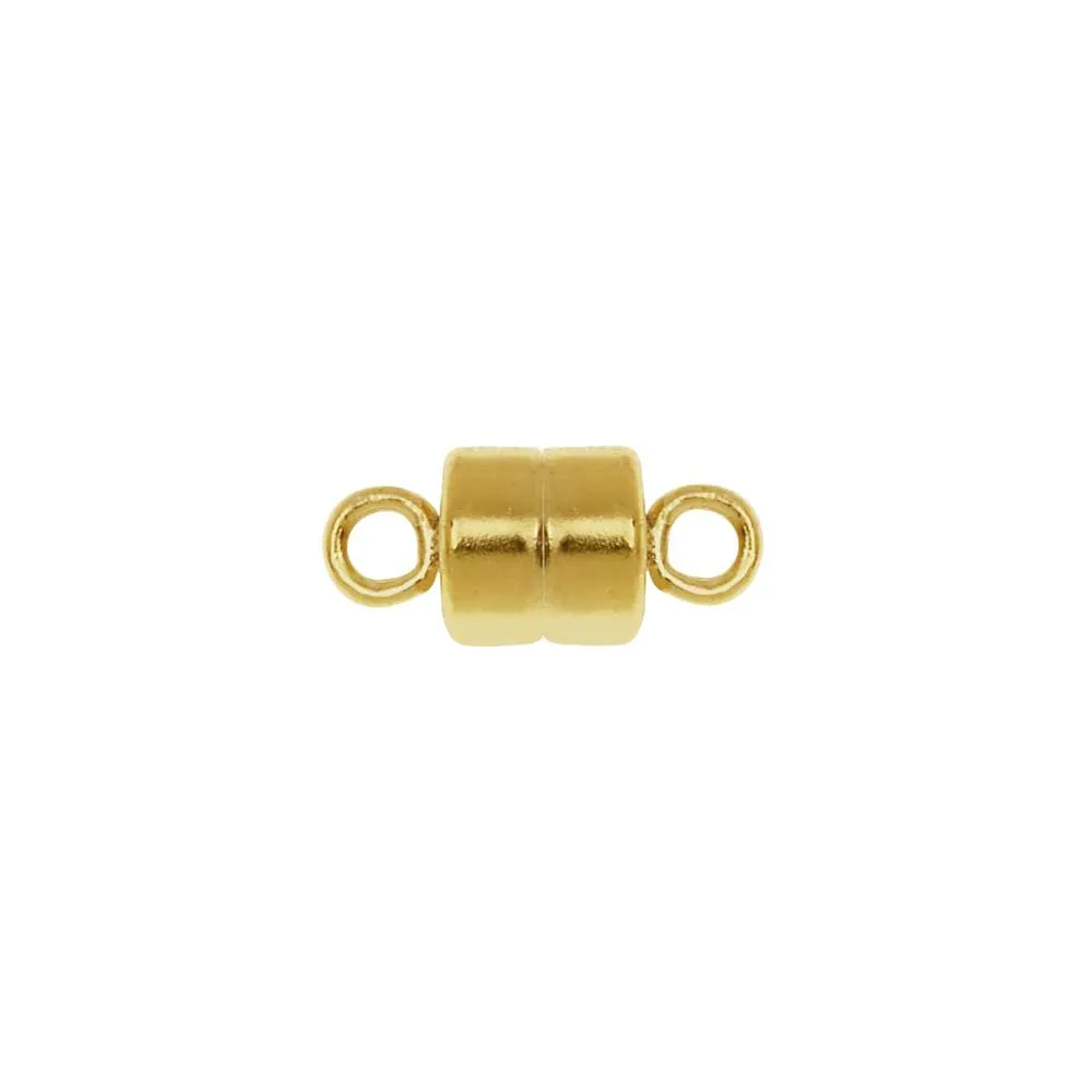 Magnetic Clasps, Round with Loops 10mm, 14k Gold-Filled (1 Set)