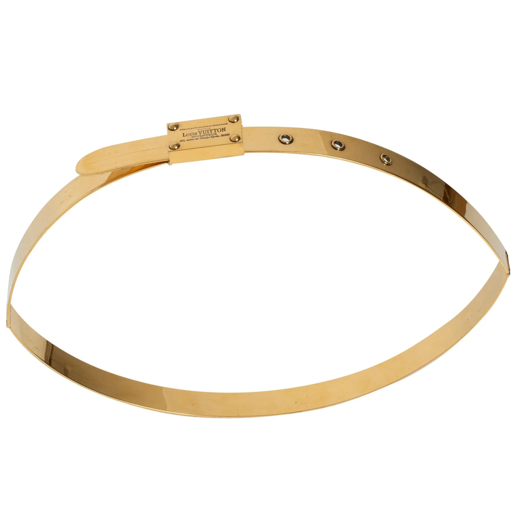 Metal Latch Buckle Waist Belt