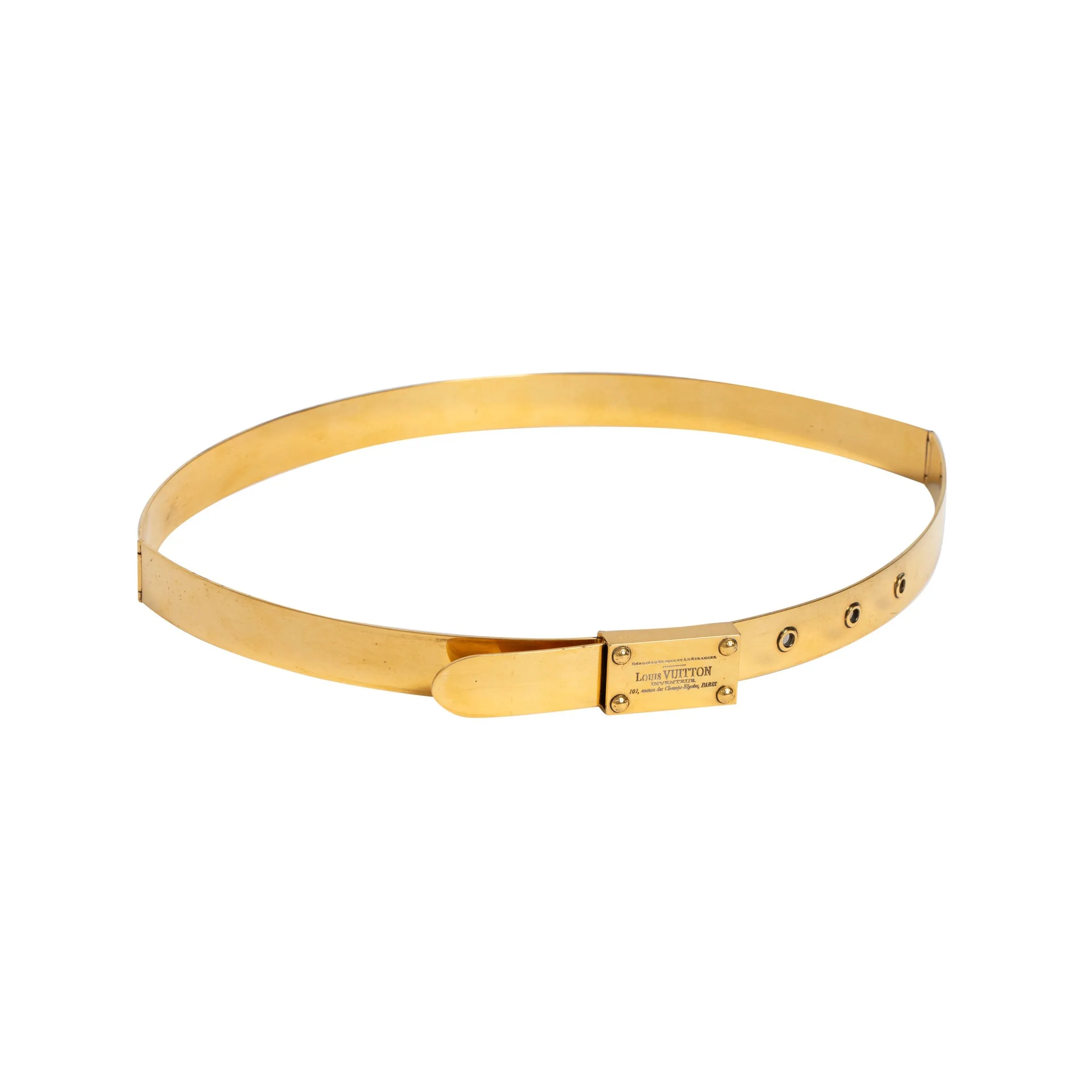 Metal Latch Buckle Waist Belt