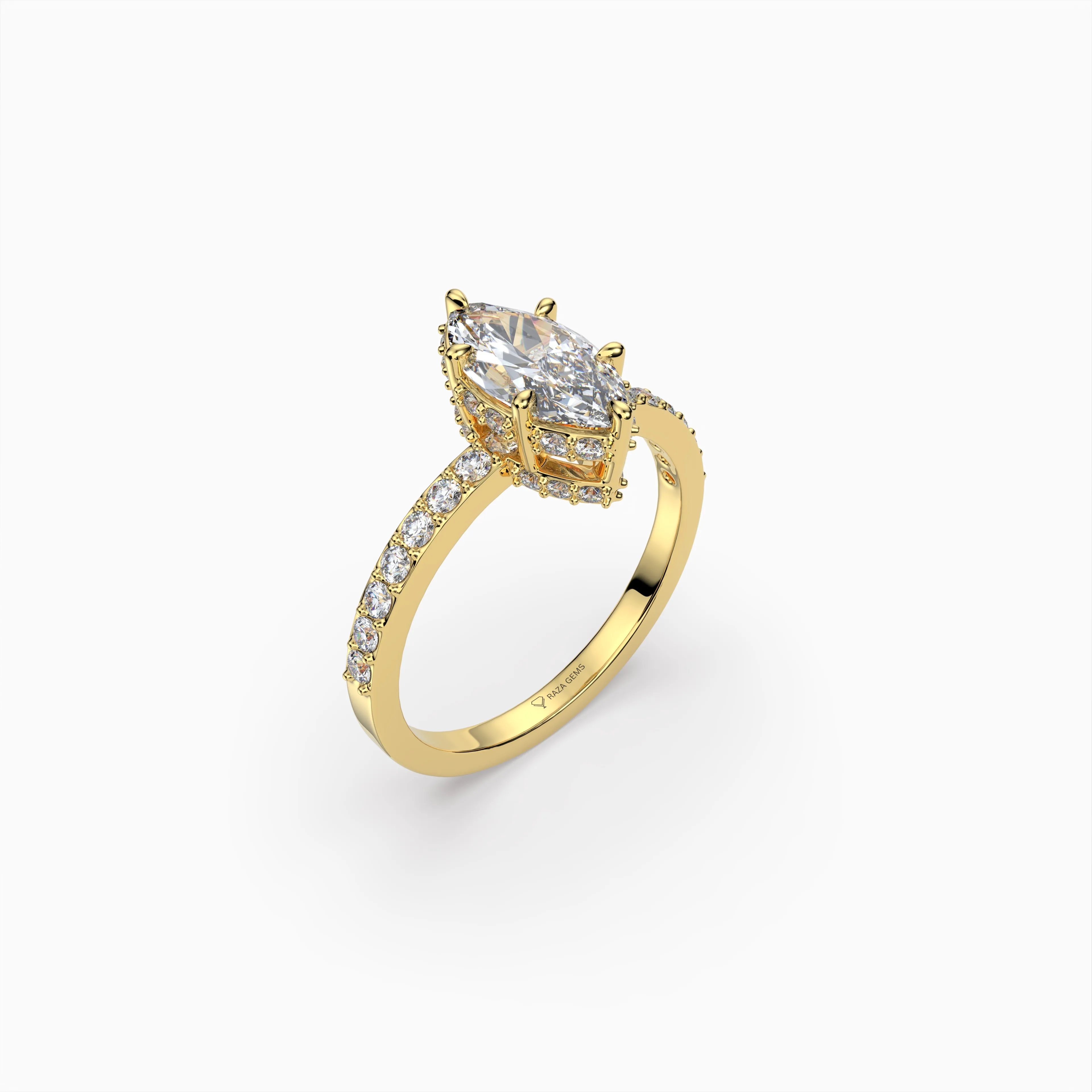 Moissanite Diamond Rings - River