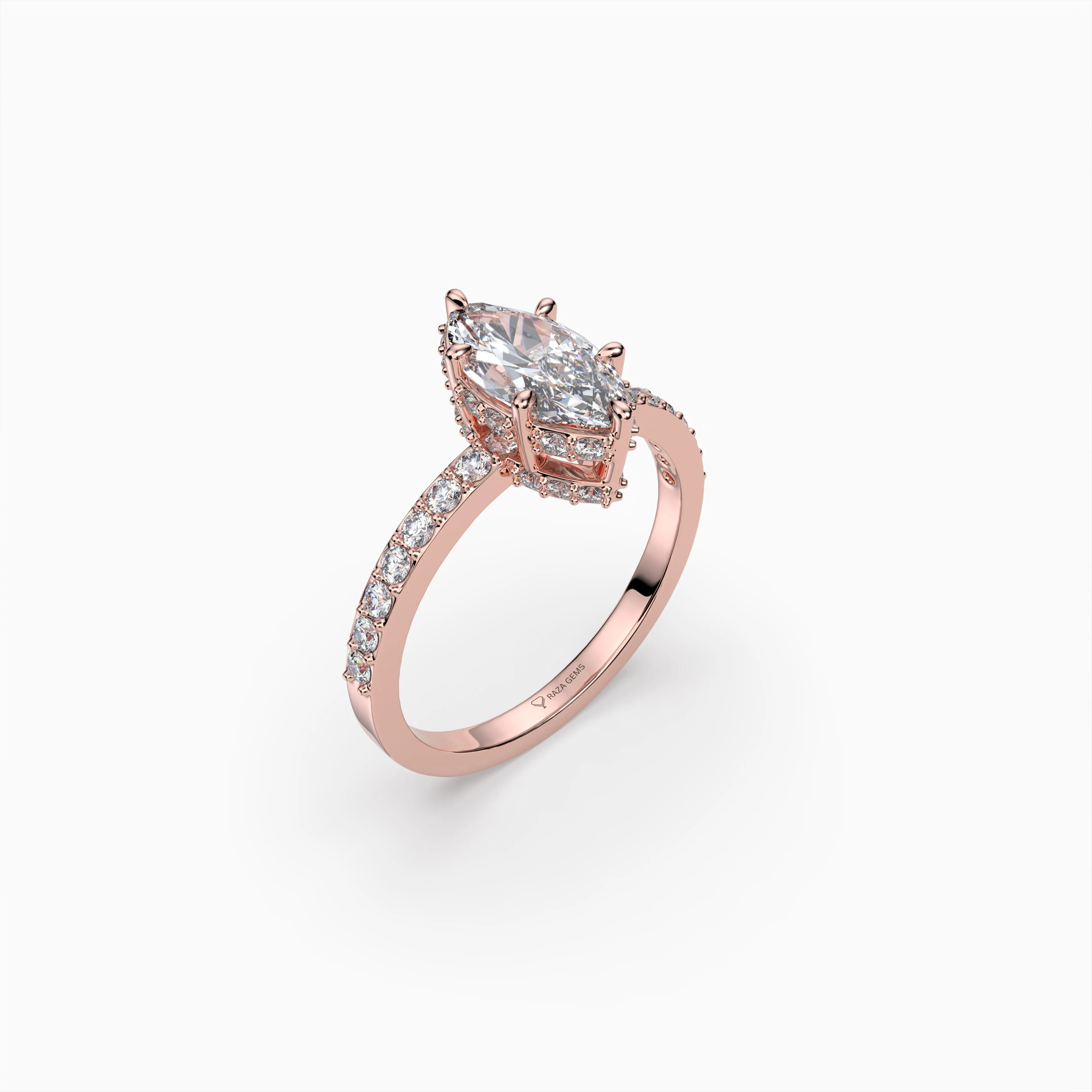 Moissanite Diamond Rings - River