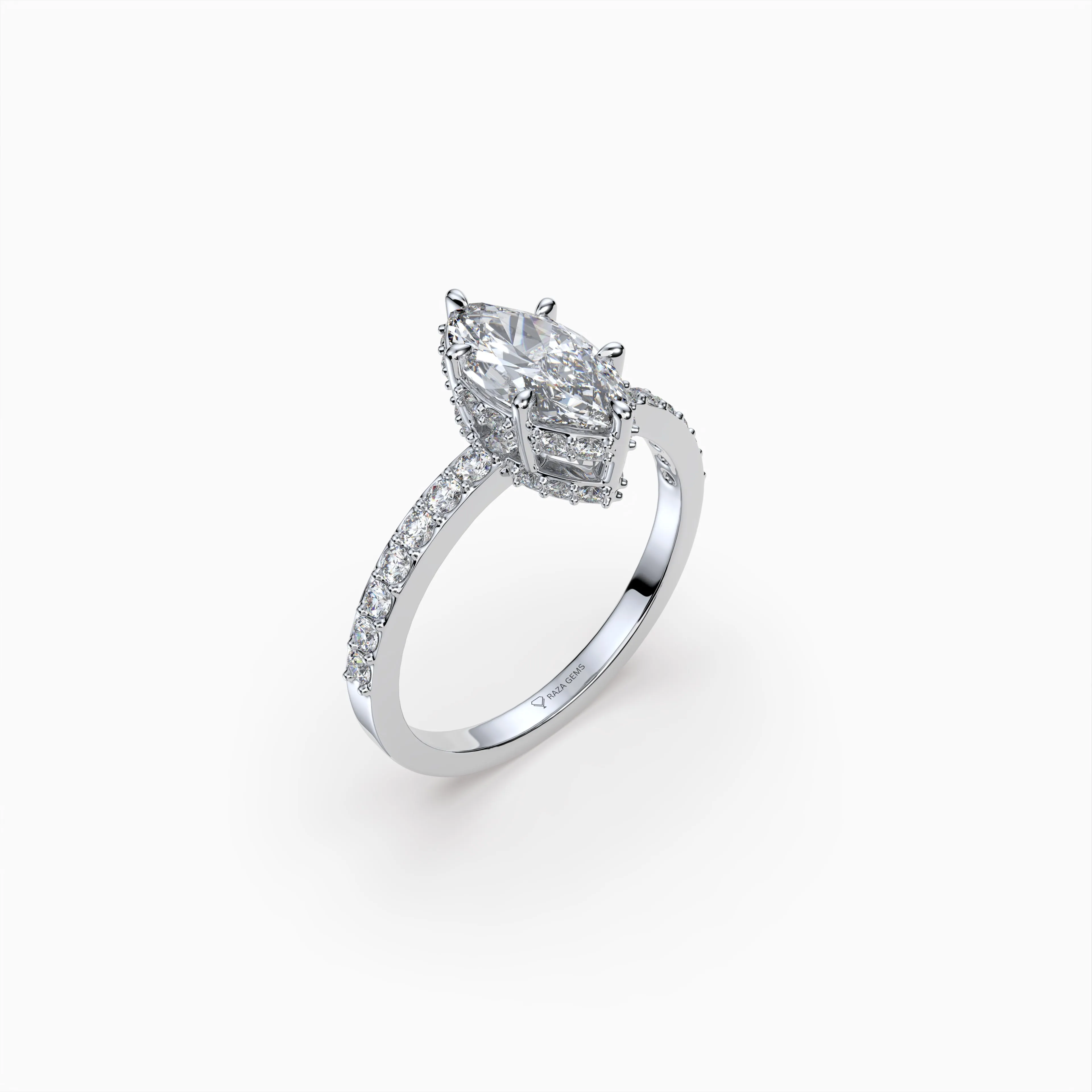Moissanite Diamond Rings - River
