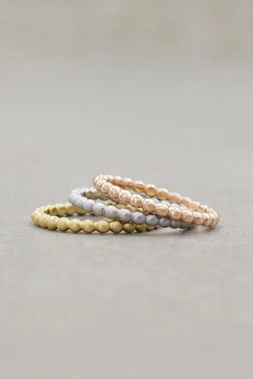 'PALLINA' Mini Bead Rings
