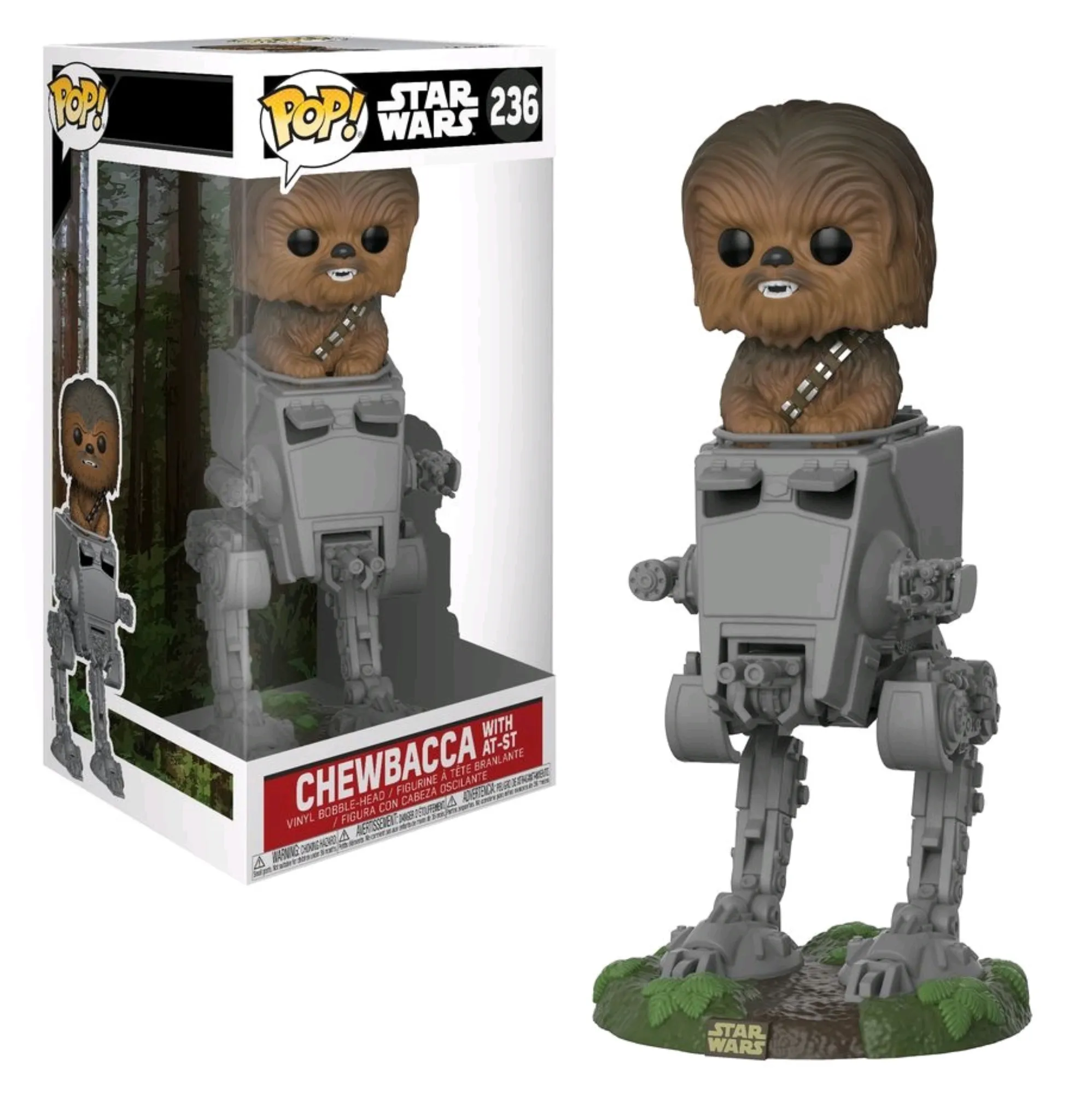Star Wars - Chewbacca with AT-ST Deluxe Pop! Vinyl Figure